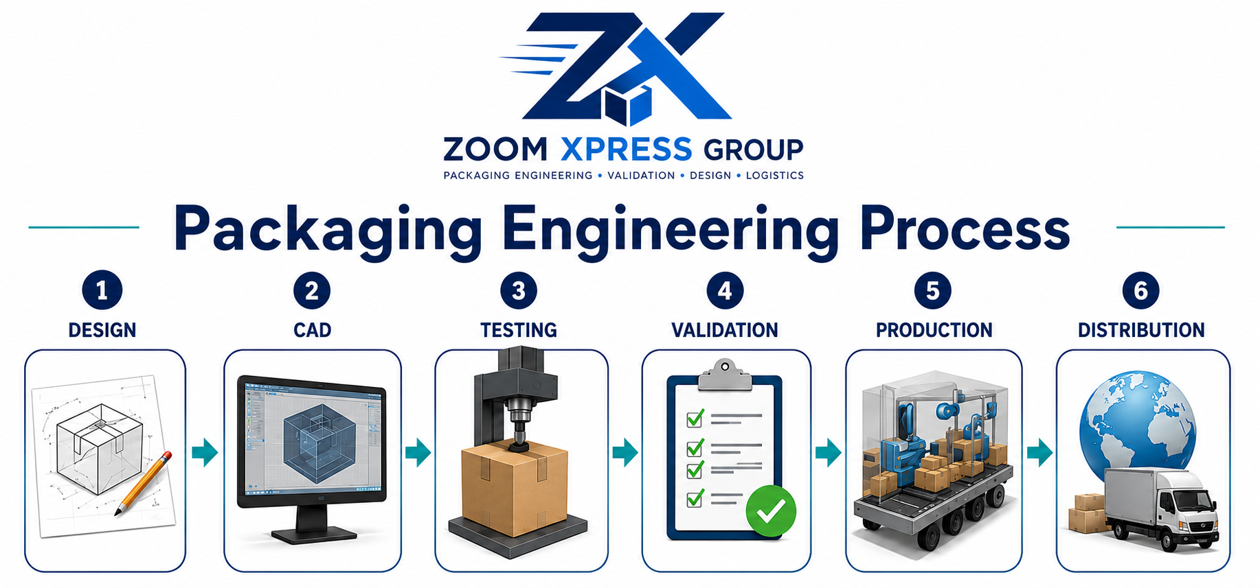 Design to distribution packaging engineering process